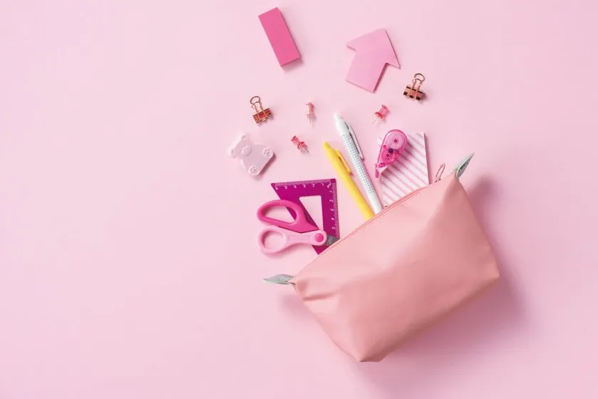 【卒園記念特集】名入れえんぴつ+消しゴム+定規+ポーチ