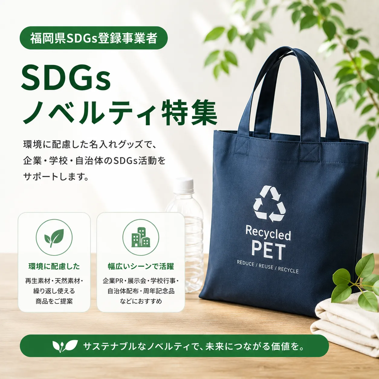 再生PETエコバッグ
