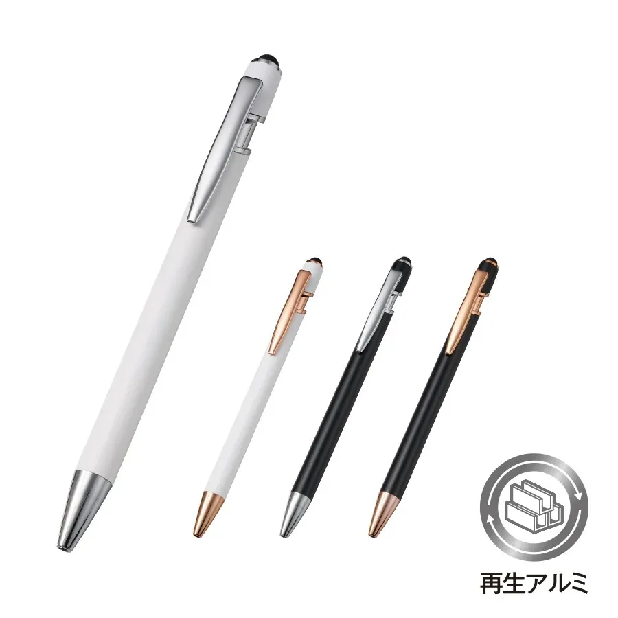 タッチペン付メタルシックボールペン