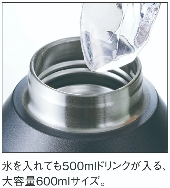 真空ステンレス炭酸ボトル(600ml)