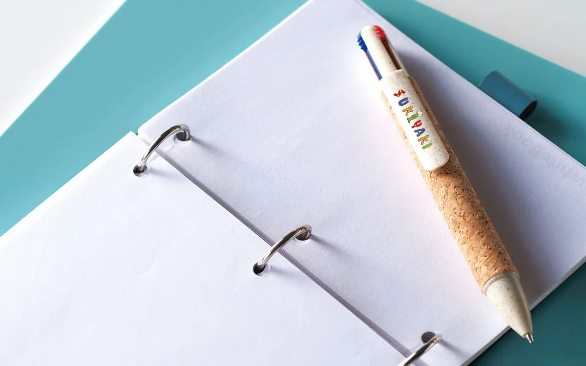 リル4色コルクボールペン